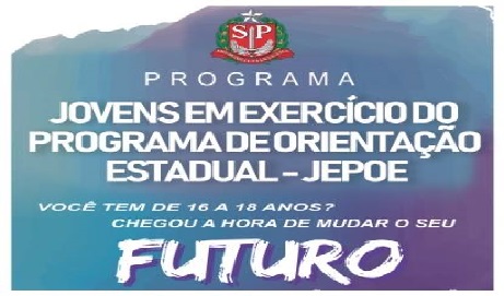 Inscrições para o Programa de Jovens – JEPOE serão recebidas até o dia 9 de agosto