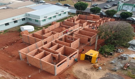 Estão em pleno andamento as obras do Centro Oncológico de Batatais no complexo da Santa Casa de Misericórdia