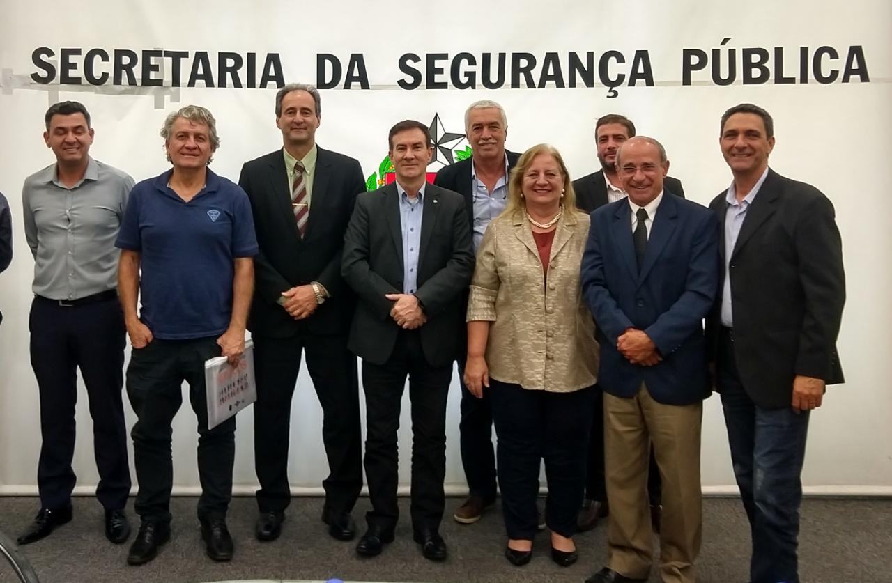 Prefeitos do Comam levam reivindicações a Secretaria Estadual de Segurança Pública