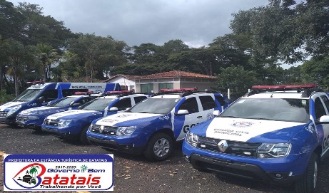 Guarda Municipal de Batatais recebe 5 novas viaturas