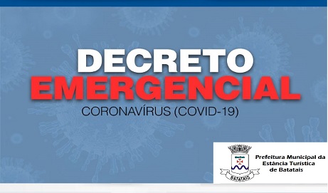 Prefeito Juninho Gaspar publica Decreto restabelecendo o Estado de Emergência em Batatais