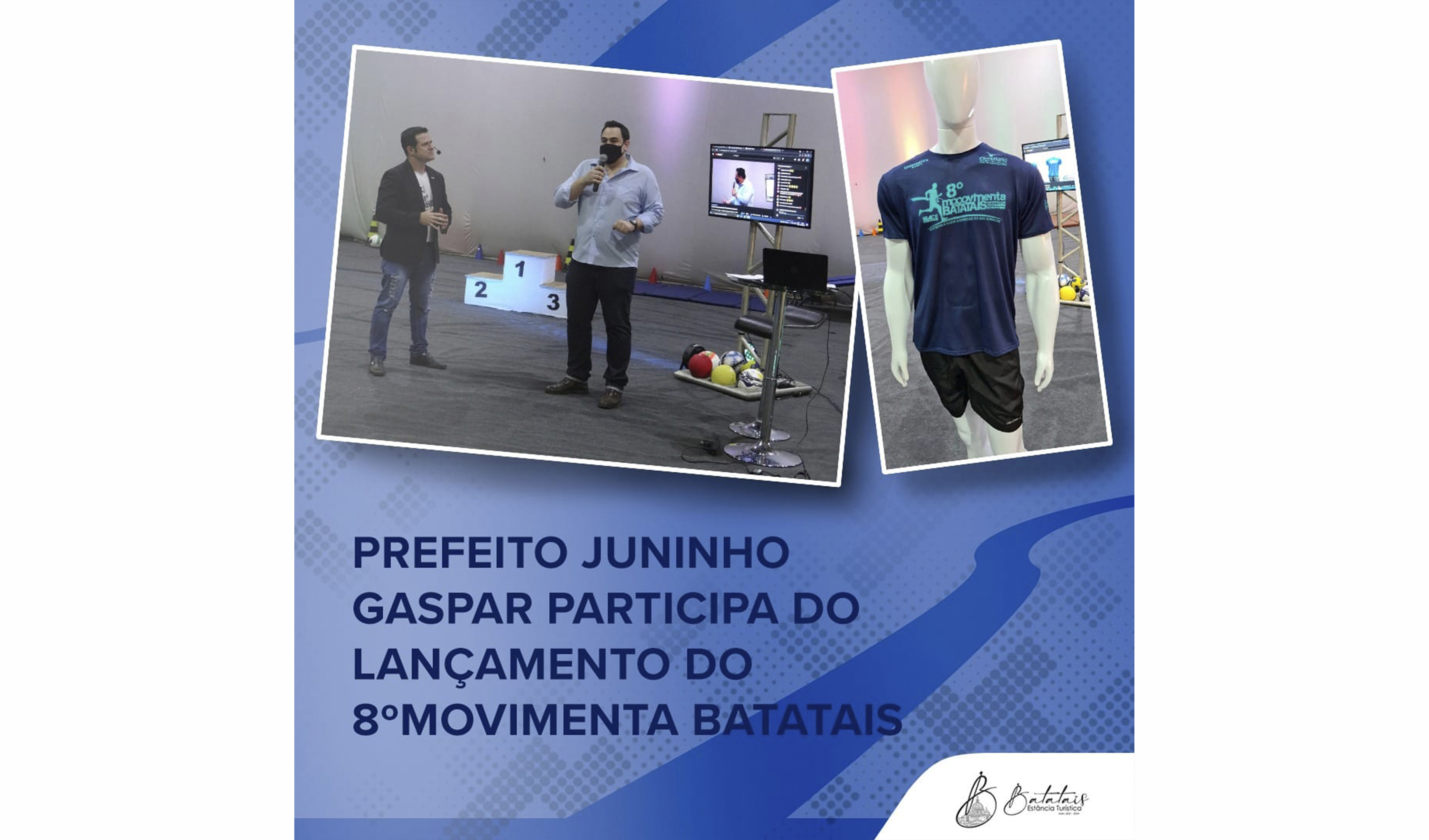 Prefeito Juninho Gaspar participa do lançamento do 8º Movimenta Batatais.