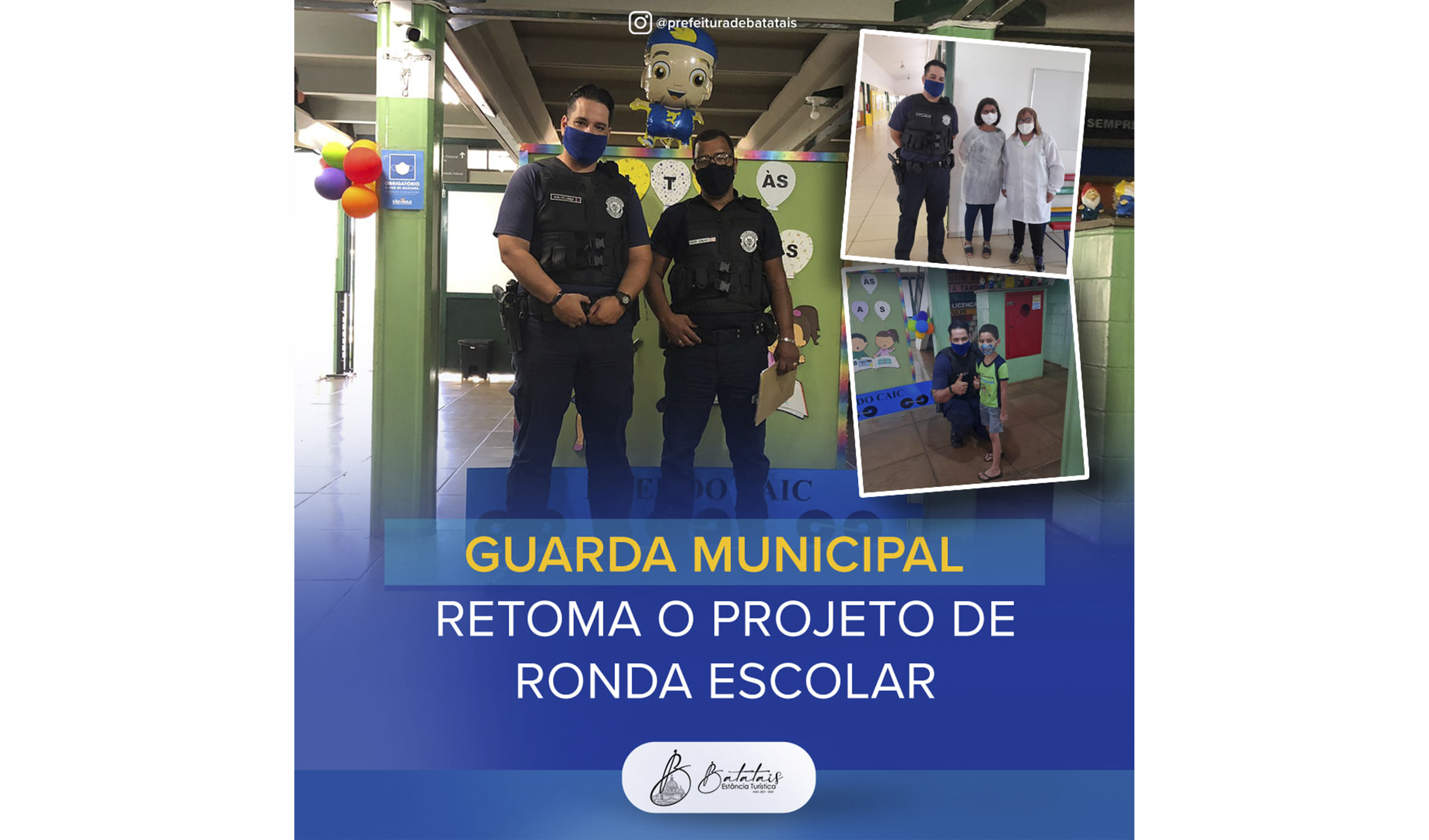 Guarda Municipal retoma o Projeto de Ronda Escolar