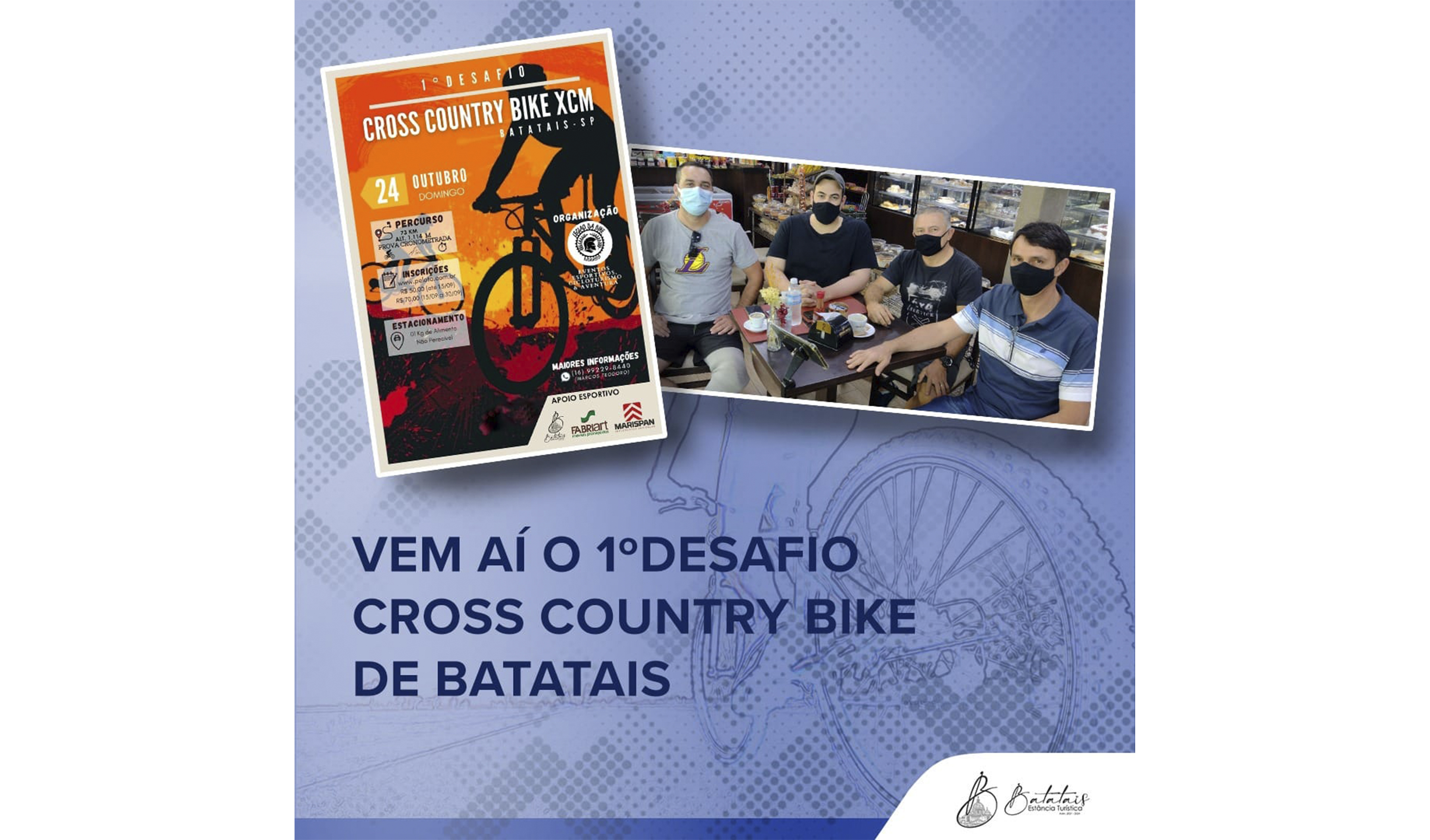 Vem aí o 1º Desafio Cross Country Bike de Batatais.