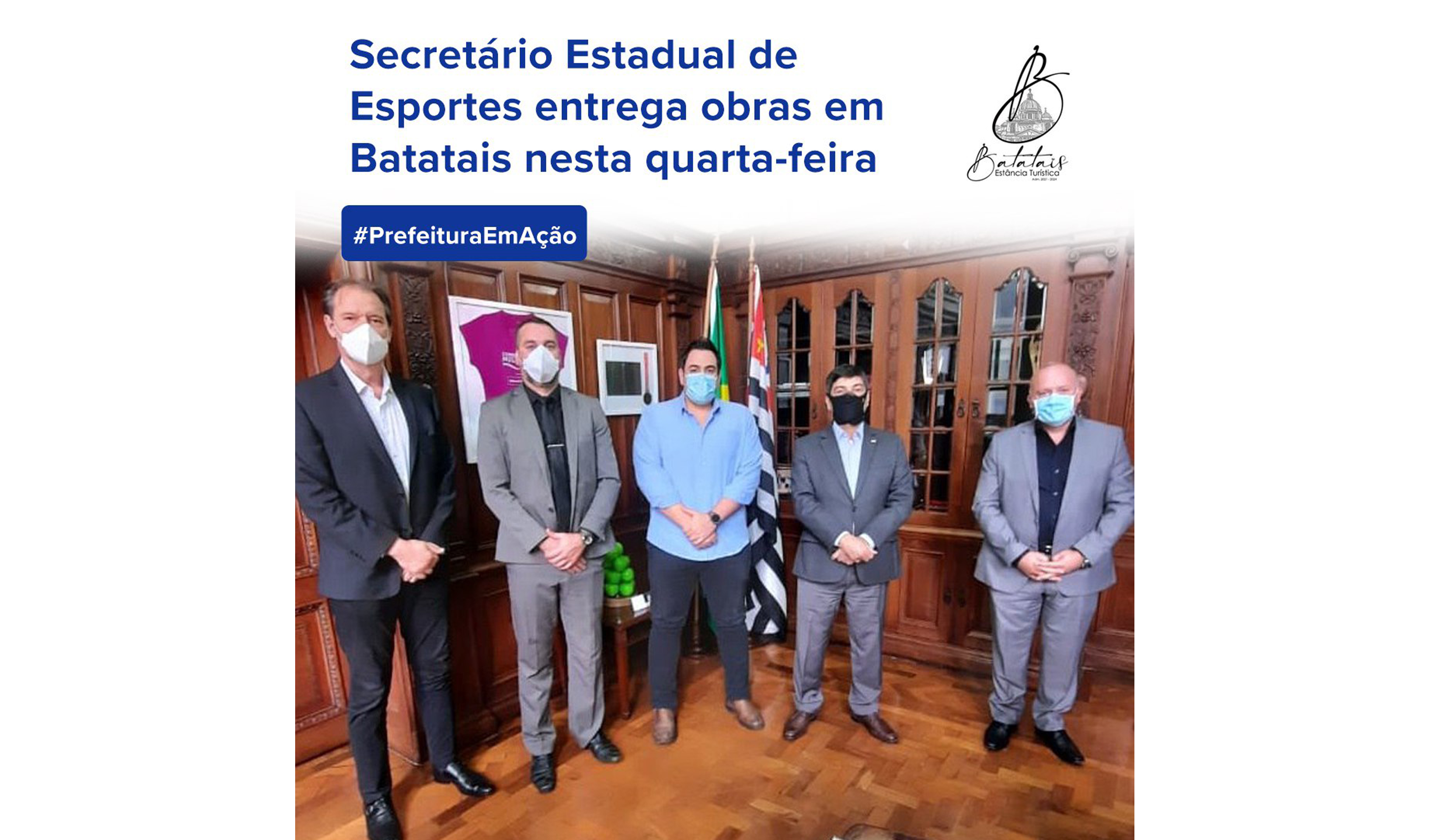 Secretário Estadual de Esportes entrega obras em Batatais nesta quarta-feira.