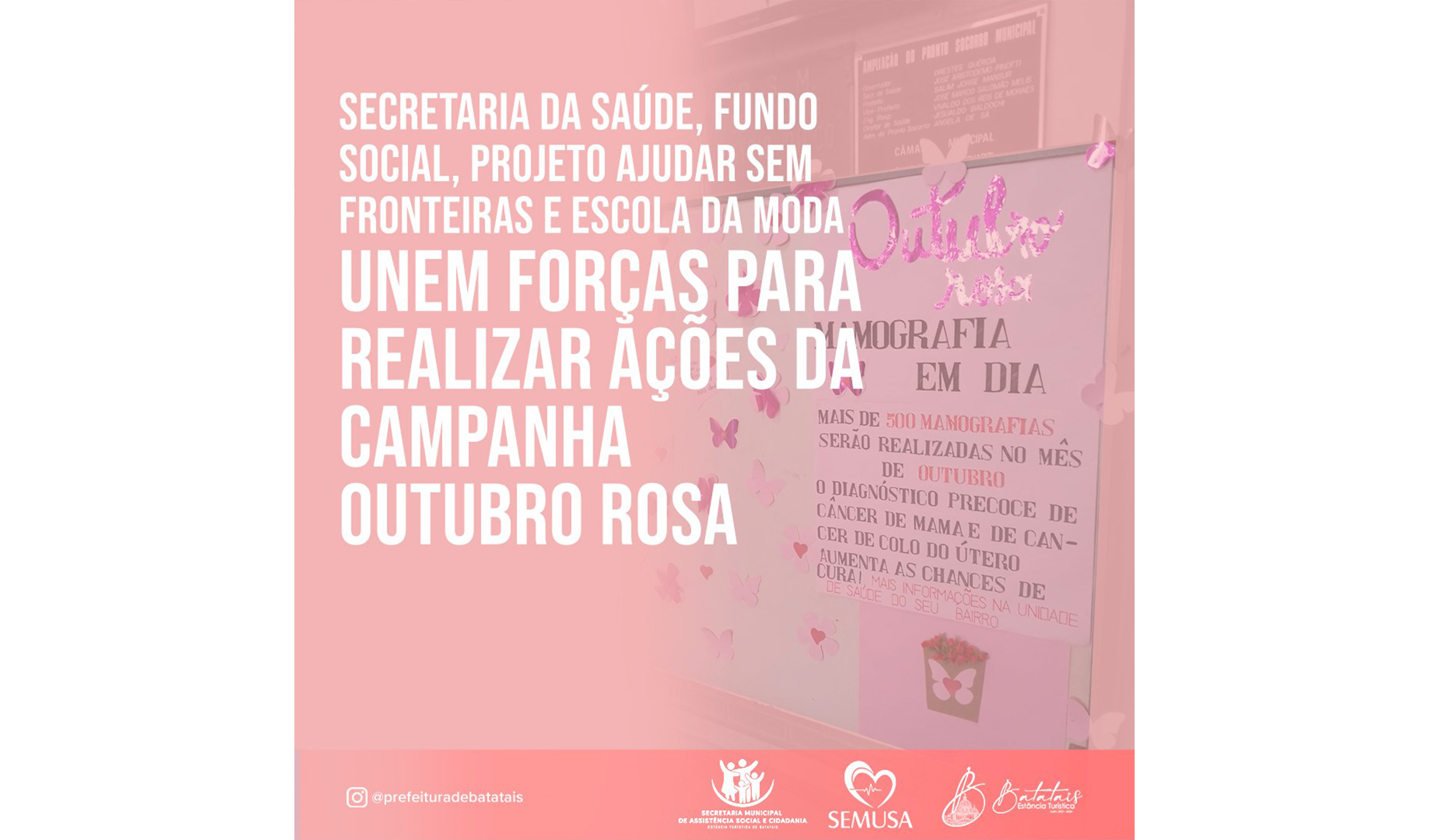 Parcerias de sucesso para campanha Outubro Rosa.
