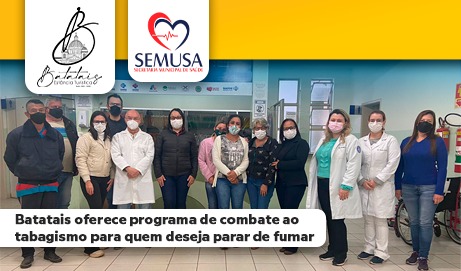 Batatais oferece programa de combate ao tabagismo para quem deseja parar de fumar.