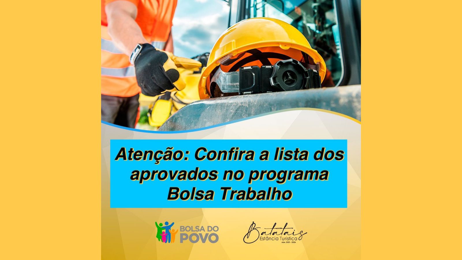 Atenção: Confira a lista dos aprovados no programa Bolsa Trabalho.