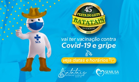 Festa do Leite de Batatais vai ter vacinação contra Covid-19 e gripe; veja datas e horários.