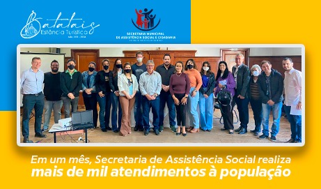 Em um mês, Secretaria de Assistência Social realiza mais de mil atendimentos à população.