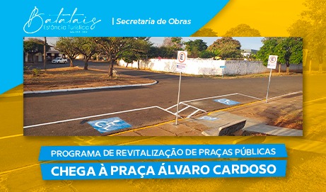 Programa de revitalização de praças públicas chega à praça Álvaro Cardoso.