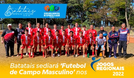 Batatais sediará ‘Futebol de Campo Masculino’ nos Jogos Regionais.