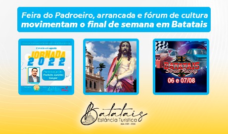 Feira do Padroeiro, arrancada e fórum de cultura movimentam o final de semana em Batatais.