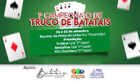 1º Campeonato de Truco de Batatais acontece neste fim de semana