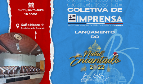 Prefeitura de Batatais lançará ‘Natal Encantado 2022’ em coletiva de imprensa nesta sexta