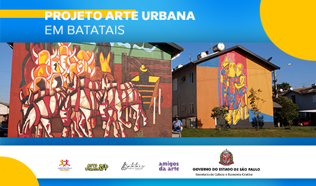 Paredões do conjunto habitacional Zaira Pupins recebem pintura artística como parte do programa Arte Urbana 2022