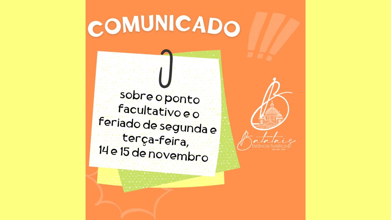 Veja como fica o funcionamento dos principais serviços públicos municipais no feriado prolongado