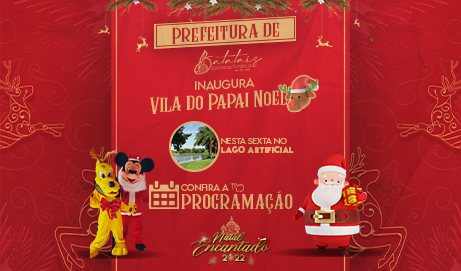 Começou a contagem regressiva p/ o Natal – acompanhe Papai Noel