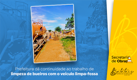 Prefeitura de Batatais segue com trabalho de desobstrução de bueiros e esgotos com caminhão limpa-fossa
