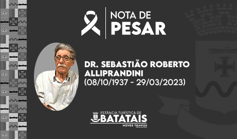 Nota de Pesar - Dr. Sebastião Roberto Alliprandini