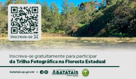 Inscreva-se gratuitamente para participar da Trilha Fotográfica na Floresta Estadual de Batatais