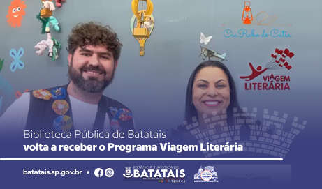 Biblioteca Pública de Batatais terá duas novas atividades interativas do Programa Viagem Literária