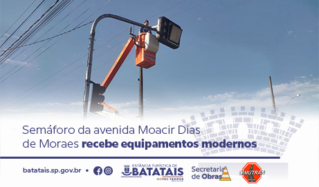 Semáforo da avenida Moacir Dias de Moraes recebe equipamentos modernos