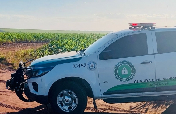 Veículo furtado em Jardinópolis é localizado pela Ronda Rural da GCM em Batatais