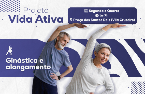 Projeto Vida Ativa promove aulas gratuitas de ginástica e alongamento em Batatais