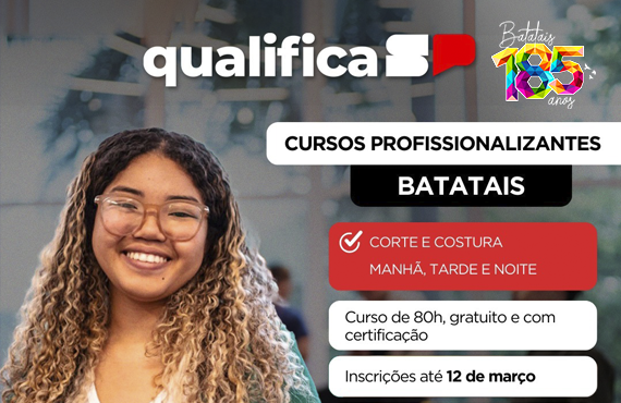 Qualifica SP oferece curso profissionalizante gratuito de Corte e Costura para Batatais