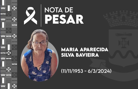 Nota de Pesar - Maria Aparecida Silva Bavieira