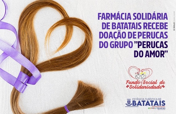 Farmácia Solidária recebe doação do grupo Perucas do Amor