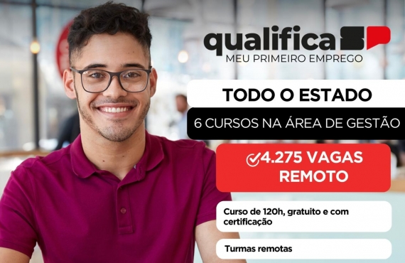 Programa Qualifica SP - Meu Primeiro Emprego está com inscrições abertas para cursos profissionalizantes gratuitos