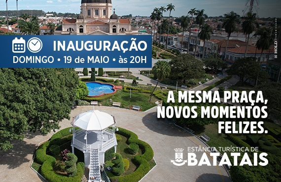 Entrega da 1ª etapa das obras de revitalização da Praça do Santuário será este mês