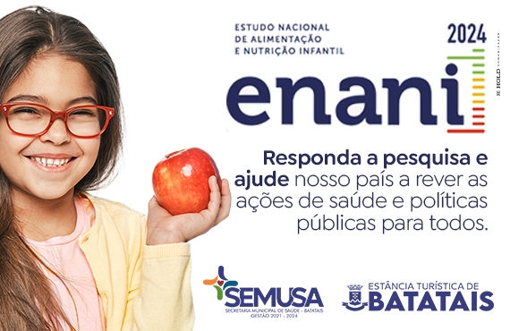 Ministério da Saúde e UFRJ realizam Estudo Nacional de Alimentação e Nutrição Infantil em Batatais