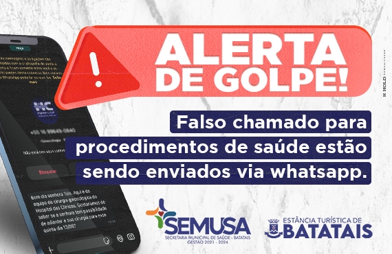 Alerta da Semusa: Pacientes relatam mensagens suspeitas em nome do HC