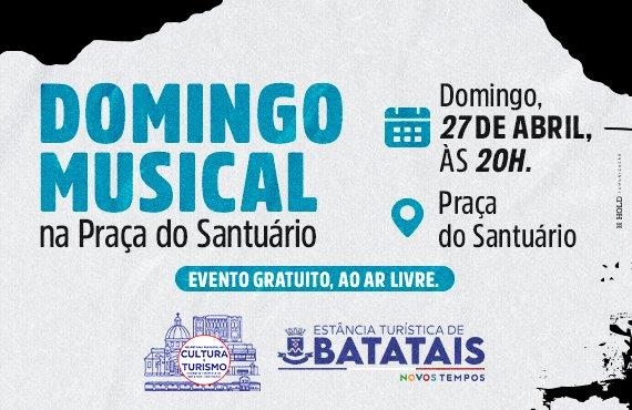 Domingo Musical leva cultura e diversão à Praça do Santuário em Batatais