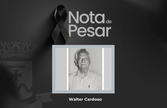Nota de Pesar – Professor Walter Cardoso
