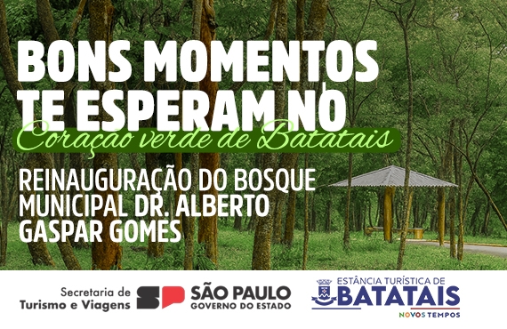 Prefeitura reinaugura Bosque Municipal revitalizado em 11/10 com atrações para todas as idades