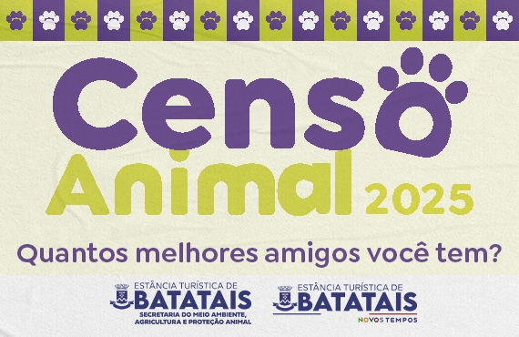 Prefeitura de Batatais lança Censo Animal 2025 para mapear cães e gatos do município