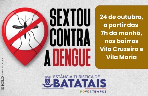'Sextou contra a Dengue': com a chegada da primavera, Prefeitura intensifica ações de combate ao mosquito Aedes aegypti