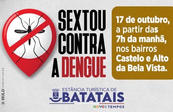 'Sextou contra a Dengue': com a chegada da primavera, Prefeitura intensifica ações de combate ao mosquito Aedes aegypti