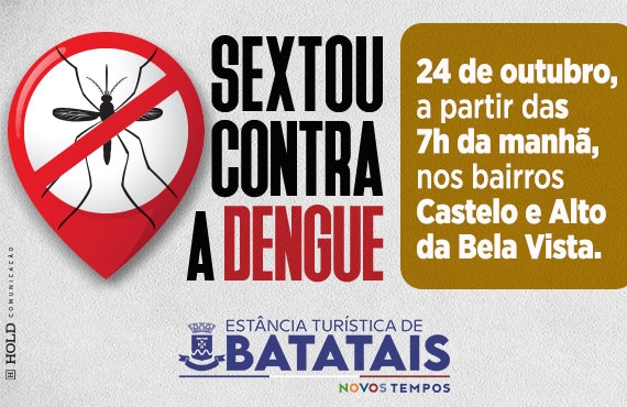 Força-tarefa ‘Sextou Contra a Dengue’ segue nesta sexta (24) com ações nos bairros Vila Cruzeiro e Vila Maria