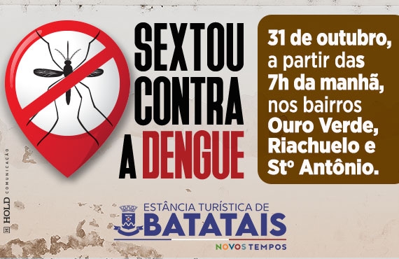 Terceira edição do ‘Sextou Contra a Dengue’ mobiliza mais de 100 servidores e percorre três bairros nesta sexta (31)