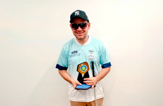 Enxadrista batataense garante vaga no Pan-Americano de Xadrez para Deficientes Visuais 2026