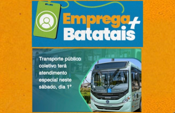 Transporte público terá operação especial para o “Emprega Mais Batatais” neste sábado
