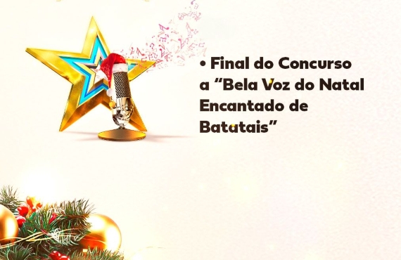 Natal Encantado de Batatais realiza grande final do 1º Concurso A Bela Voz neste domingo