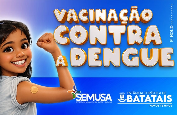 Prefeitura de Batatais oferece vacinação contra a dengue para crianças e adolescentes