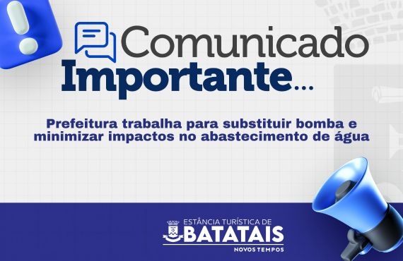 Prefeitura trabalha para substituir bomba e minimizar impactos no abastecimento de água