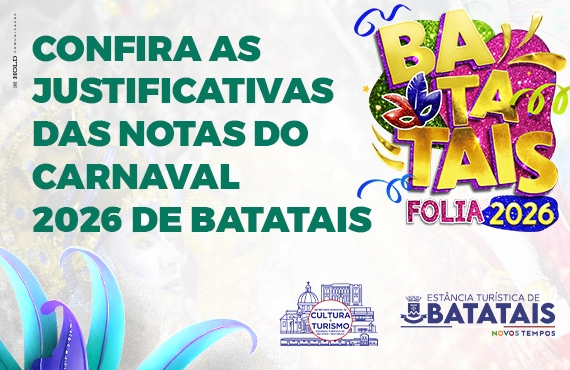 Batatais Folia divulga justificativas das notas do Carnaval 2026
